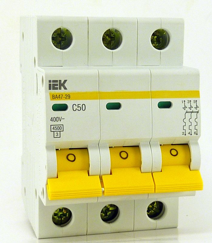 Автоматический выключатель iek 50а. Выключатель автоматический ва47-29 ИЭК. Автомат ва 47-100 50а ИЭК. Автоматический выключатель IEK ва 47-29 3п. Автоматический выключатель IEK ва 47-29 с50а.